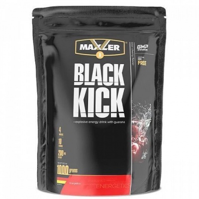 Детальное фото Maxler Black Kick (1000 гр) пакет Вишня
