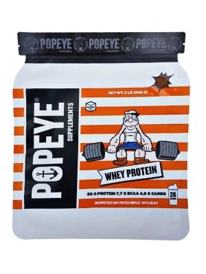 Детальное фото Popeye Whey Protein (908 гр) пакет Клубничный сорбет