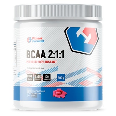 Детальное фото Fitness Formula BCAA 2:1:1 (500 гр) Жевательная резинка