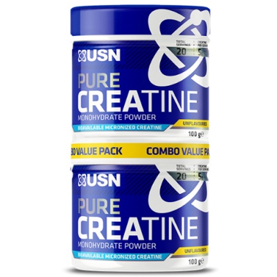 Детальное фото USN (SAR) Pure Creatine Combo (100 гр + 100 гр)