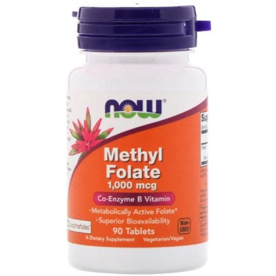 Детальное фото NOW Methyl Folate 1000 mcg (90 табл)