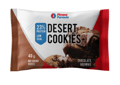 Детальное фото Fitness Formula Fitness Cookies (40 гр) Шоколадный брауни