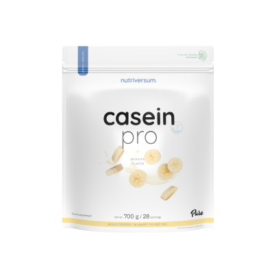 Nutriversum Pure Casein Pro (700 гр) Банан Детальное фото Nutriversum Pure Casein Pro (700 гр) Банан