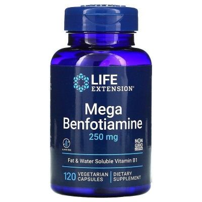 Детальное фото Life Extension Mega Benfotiamine 250 mg (120 вег. капс)