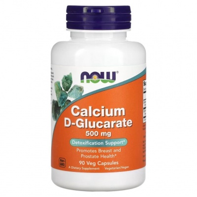 Детальное фото NOW Calcium D-Glucarate 500 mg (90 вег. капс)