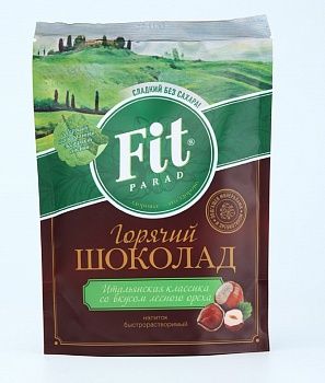 Анонс фото fitparad горячий шоколад  (200 гр) лесной орех