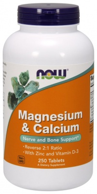 Детальное фото NOW Calcium & Magnesium (250 табл)