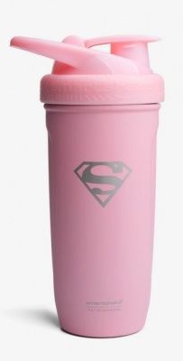 Детальное фото SmartShake Шейкер Reforce DC Comics (900 мл) Розовый Супергёрл