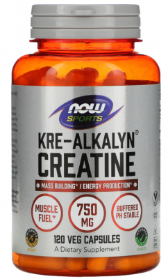 Детальное фото NOW Kre-Alkalyn® Creatine 750 mg (120 вег. капс)