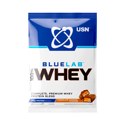 Детальное фото USN BlueLab 100% Whey Premium Protein (34 гр) Карамель - шоколад