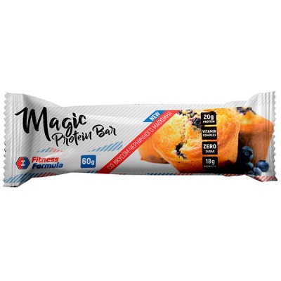 Детальное фото Fitness Formula Magic Protein Bar (60 гр) Черничный маффин