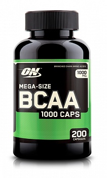 Анонс фото optimum nutrition mega-size bcaa 1000 (200 капс)