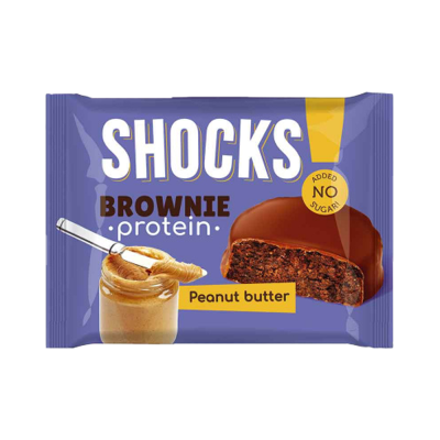 Детальное фото FitnesSHOCK Protein Brownie (50 гр) Вишня-Шоколад