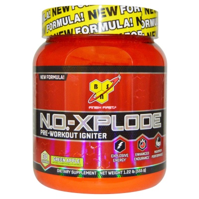 Детальное фото BSN N.O.-Xplode Pre-Workout Igniter (554 гр) Зеленое яблоко