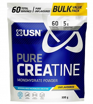 Анонс фото usn (sar) pure creatine (300 гр) пакет