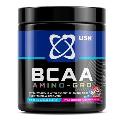Детальное фото USN (SAR) BCAA Amino Gro (200 гр) Дикие ягоды