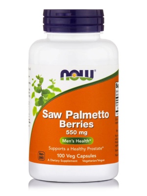 Детальное фото NOW Saw Palmetto Berries 550 mg (100 вег. капс)