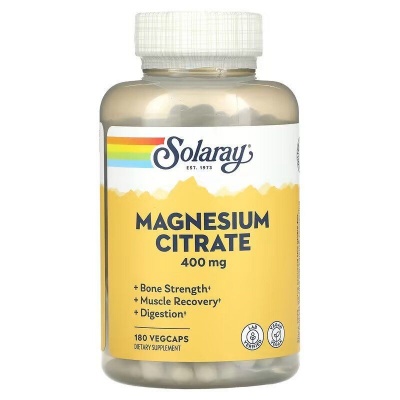 Детальное фото Solaray Magnesium Citrate 400 mg (180 вег. капс)