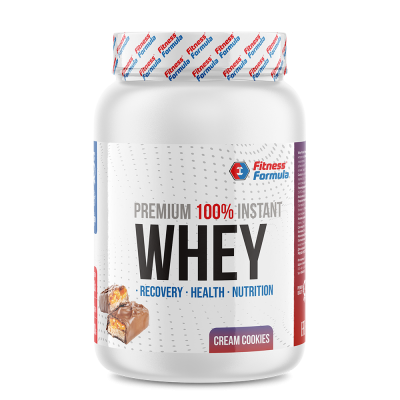 Детальное фото Fitness Formula Whey Protein Premium (900 гр) банка Печенье-Крем