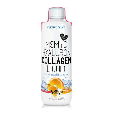 Детальное фото Nutriversum Wshape MSM + C Hyaluron Collagen Liquid (500 мл) Апельсин