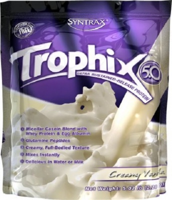 Детальное фото Syntrax Trophix 5.0 (2,27 кг.) Сливочная ваниль