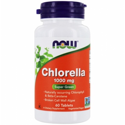 Детальное фото NOW Chlorella 1000 mg (60 табл)