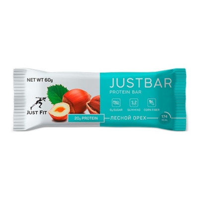 Детальное фото Just Fit JustBar (60 гр) Лесной орех