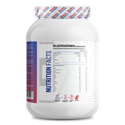 Детальное фото Fitness Formula Whey Protein Premium (2000 гр) банка Малина