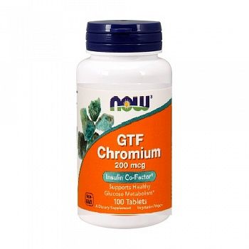 Анонс фото now gtf chromium 200 mcg (100 tabs)