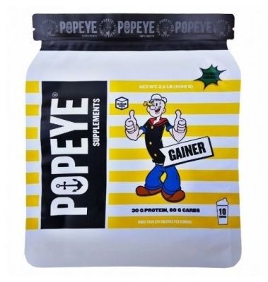 Детальное фото Popeye Gainer (1000 гр) пакет Ванильный крем