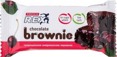 Детальное фото ProteinRex Brownie (50 гр) Вишня