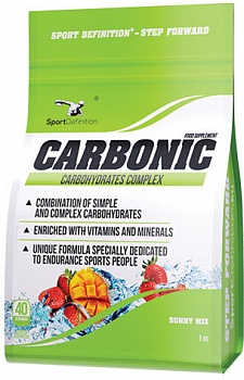 Анонс фото sportdefinition carbonic (1000 гр) клубника-манго