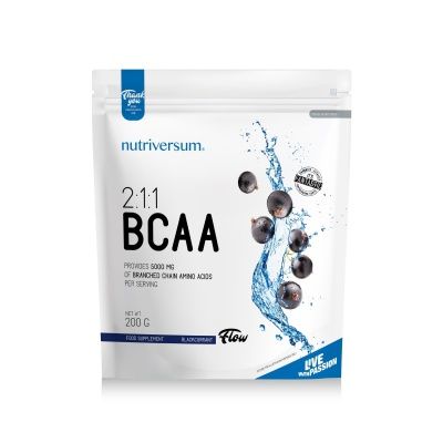 Детальное фото Nutriversum Flow 2:1:1 BCAA (200 гр) Черная смородина