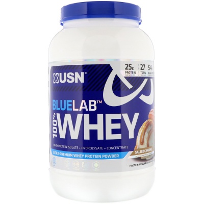 Детальное фото USN BlueLab 100% Whey Premium Protein (908 гр) Соленая карамель