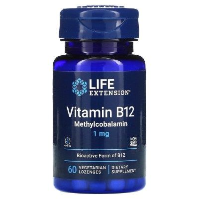 Детальное фото Life Extension Vitamin B12 Methylcobalamin 1 mg (60 вег. лед)