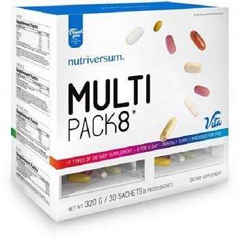 Анонс фото nutriversum vita multi pack 8 (30 пак)