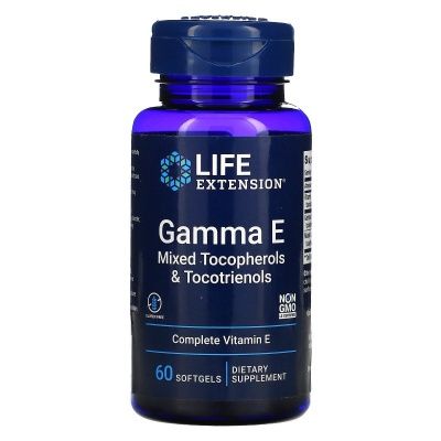 Детальное фото Life Extension Gamma E Mixed Tocopherols (60 гел. капс)