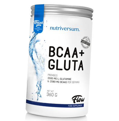 Детальное фото Nutriversum Flow BCAA + Gluta (360 гр) Лимон