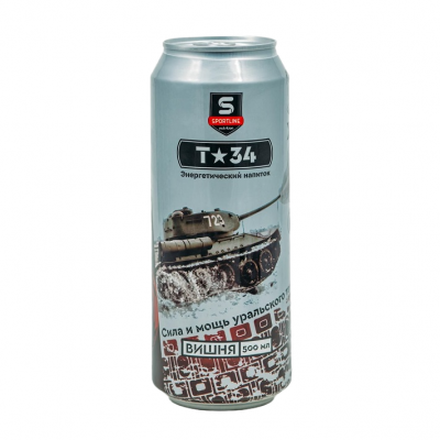 Детальное фото SportLine Напиток T-34 (500 мл) Вишня