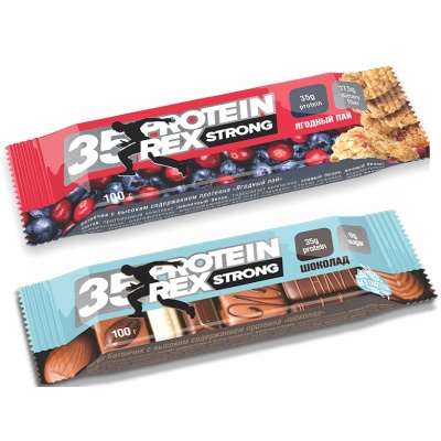 Детальное фото ProteinRex Strong bar (100 гр) Шоколад