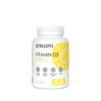 Детальное фото UltraSupps Vitamin D3 2000 IU (60 гел. капс)