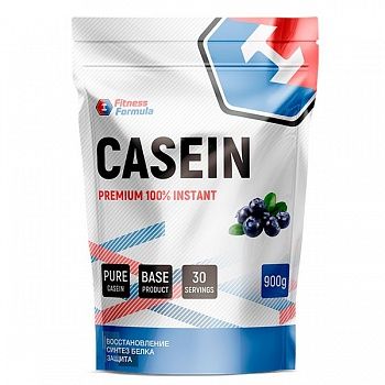 Анонс фото fitness formula casein premium (900 гр) черника