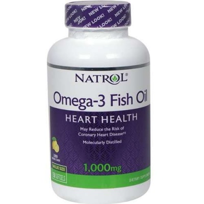 Детальное фото Natrol Omega-3 Fish Oil 1000 mg (90 гел. капс)