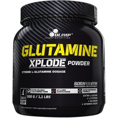 Детальное фото Olimp Glutamine Xplode Powder (500 гр) Апельсин