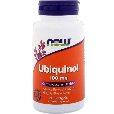 Детальное фото NOW Ubiquinol 100 mg (60 гел. капс)