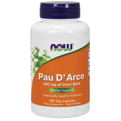 Детальное фото NOW Pau D'Arco 500 mg (100 капс)