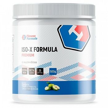 Анонс фото fitness formula iso-x (500 гр) яблоко