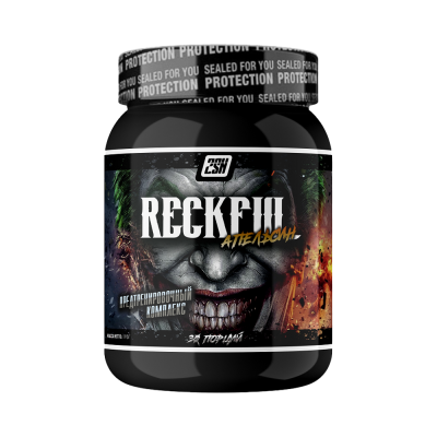 Детальное фото Reckful Classic pre-workout (195 гр / 30 порц) Бабл гам