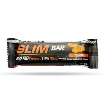 Детальное фото IRONMAN Slim Bar (50 гр) Орех / темная глазурь