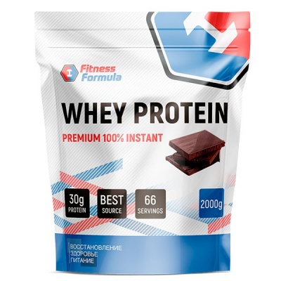Детальное фото Fitness Formula 100% Whey Protein Premium (2000 гр) Шоколад